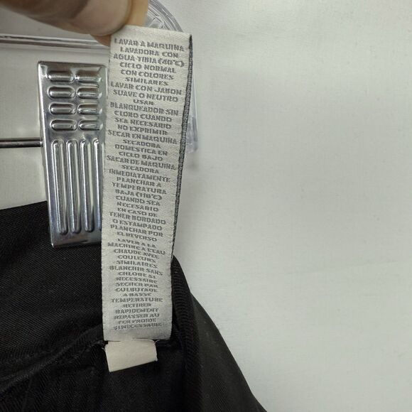 Vintage Perry Ellis Black Dress Pants Mens 38x30 Pleated Cuffed - Picture 15 of 16